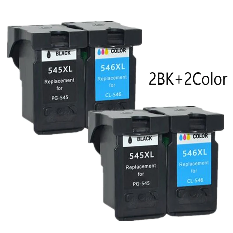 YLC Восстановленный 545XL 546XL чернильный картридж для Canon PG545XL CL546XL Pixma IP2850 MX495 MG2450 MG2550