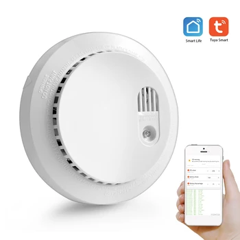 

Wifi Carbon Monoxide Detector with Sound Warning Wifi Smoke Sensor Security Alarm System APP SmartLife Tuya APP Remote Control