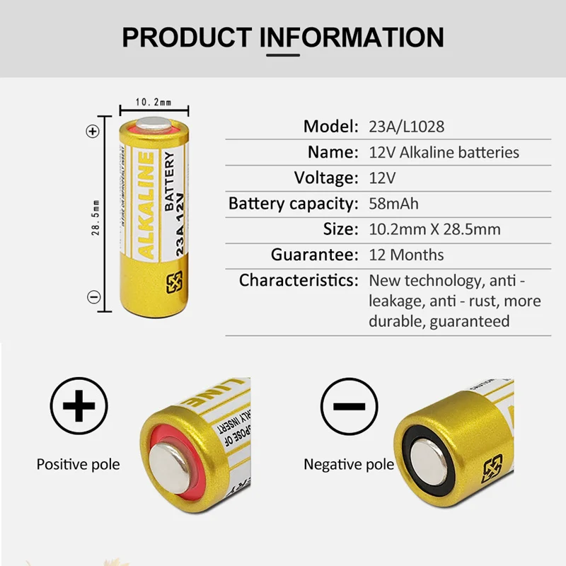 PHOMAX 10 шт./упак. щелочная батарея 12v 23A CA20 K23A L1028 23AE 21/23 23GA 8LR23 часы игрушечная Беговая железная дорога для калькулятор с батарейкой батарея