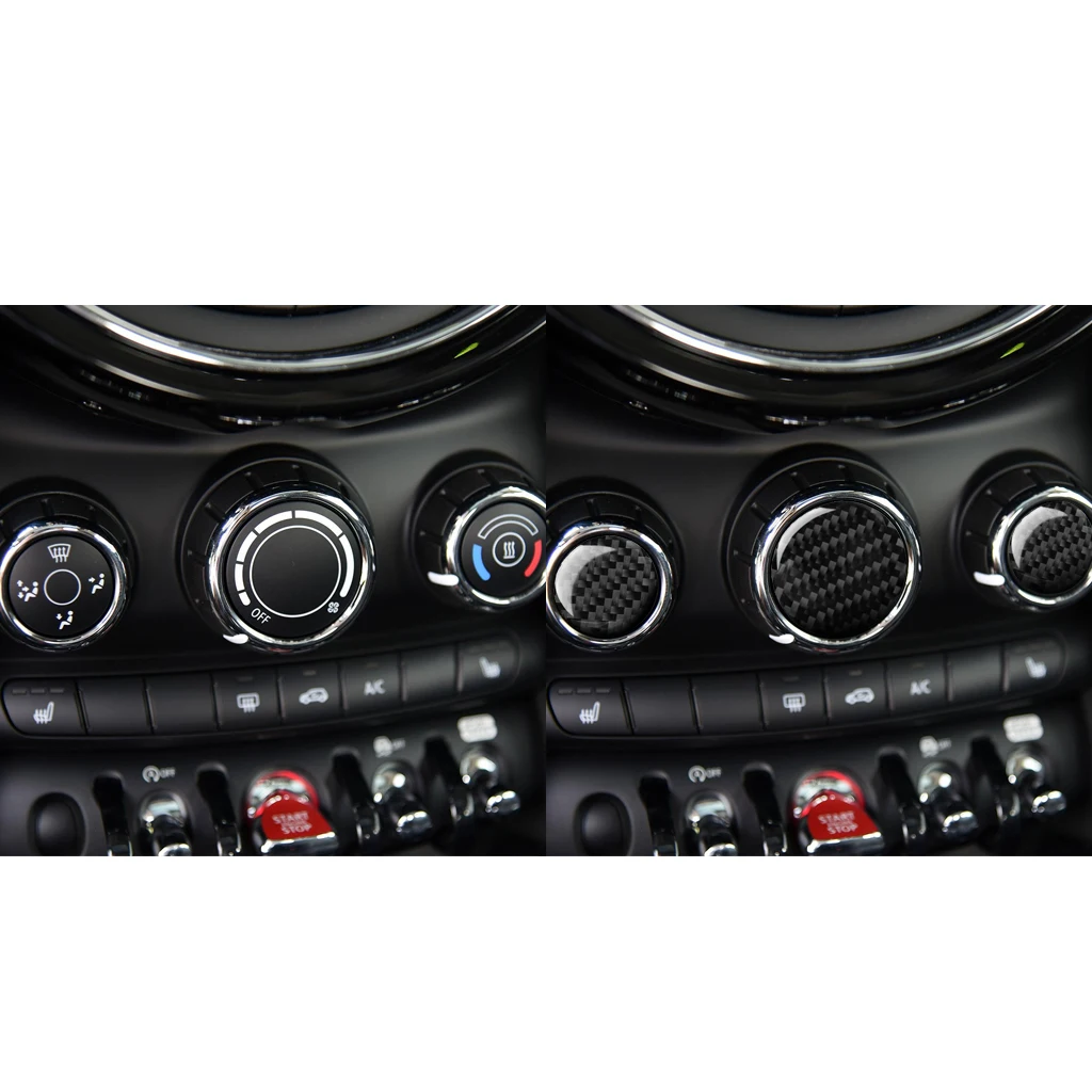 

3 шт., наклейки из углеродного волокна для BMW MINI F55 F56