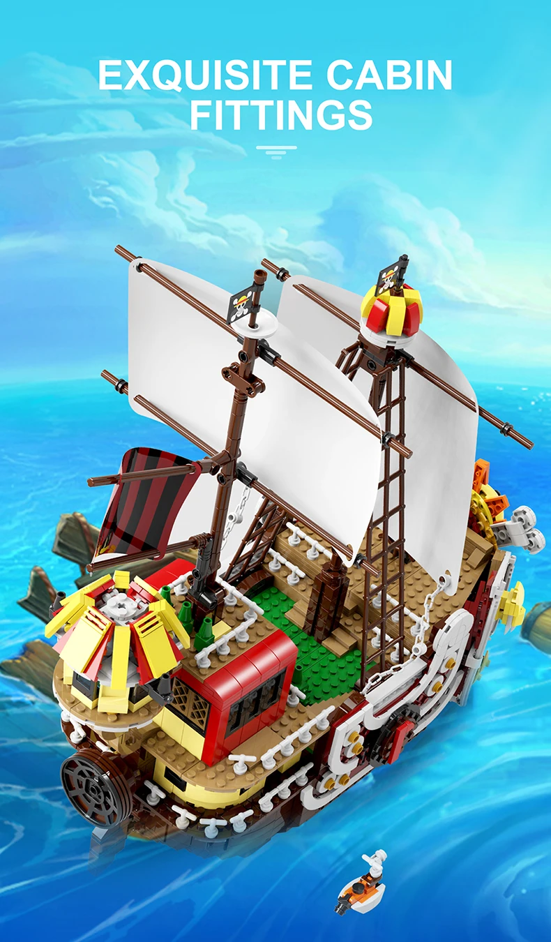 Lego Technic navire Thousand Sunny One piece - bateau de soleil 2023 