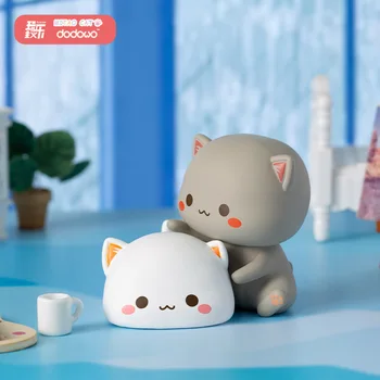 Mitao-고양이 2 시즌 행운의 고양이 블라인드 박스 장난감, 저렴한 귀여운 만화 피규어 인형 홈 데코 블라인드 백