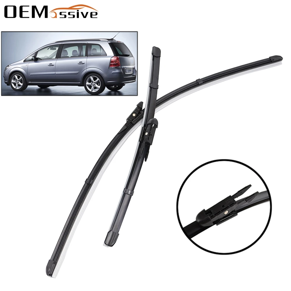 Juego de escobillas de limpiaparabrisas delanteras para Opel Zafira B, juego de limpiaparabrisas para modelos 2014, 2013, 2012, 2011, 2010, 2008, 2006, 2005, 2 unids/set|Limpiaparabrisas| - AliExpress