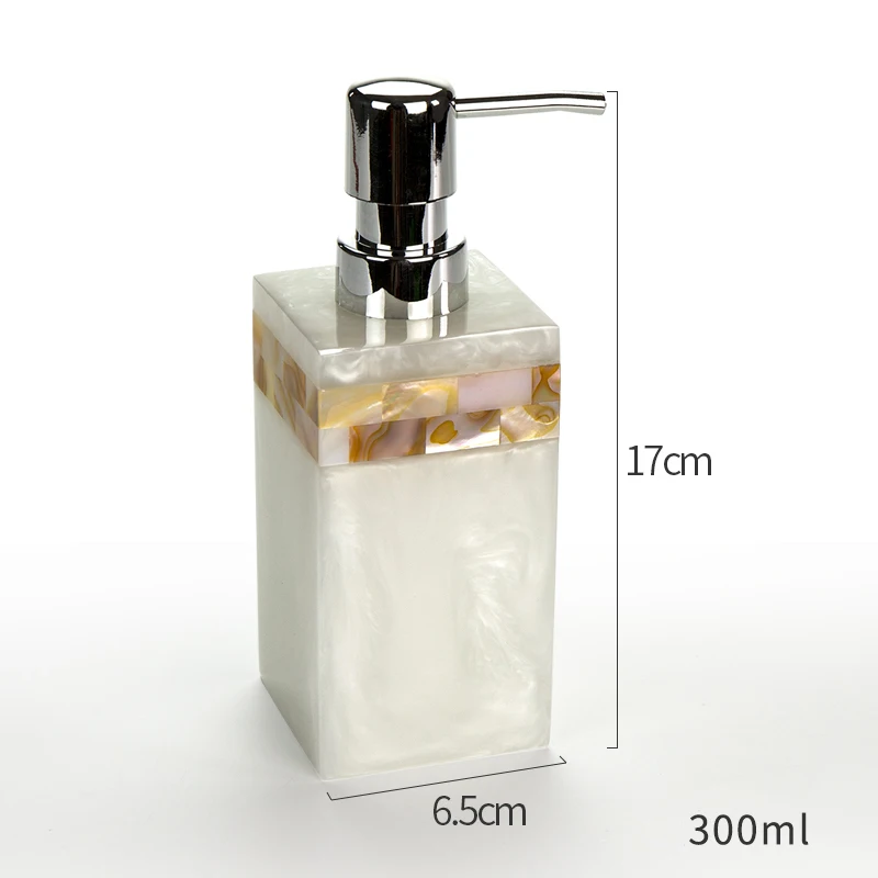 G Light luxury shell home bathroom European wash suit bathroom supplies brush tooth cup soap bottle soap dish toothbrush holder - Цвет: G
