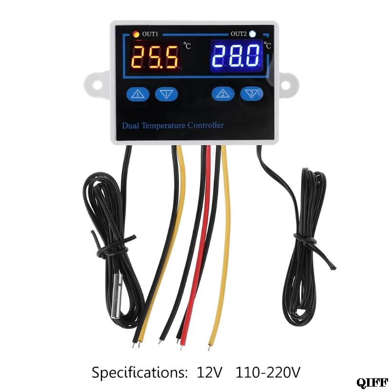 

Dual Thermostat for Incubator 10A Digital Heating Cooling Temperature Controller