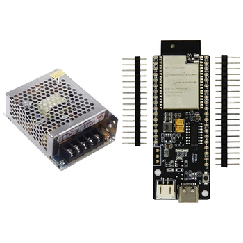 

1 Pcs AC 100V-220V to DC 5V 6A 30W Switching Power Converter & 1 Pcs 4Mb Development Board Based Esp32-Wrover-B