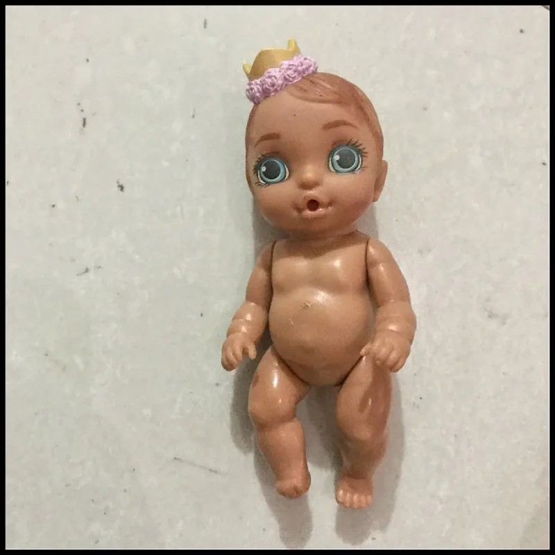 random 1pc USA Cute Mini Baby In My Pocket Doll Figure Toy Baby Doll DIY Decoration Gift