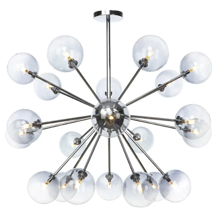 Magic Bean Pendant Lamp Iron Lamp Body Glass Pendant Light Nordic Indoor Lighting Decoration Light Fixture LED G4 Lustre 220V