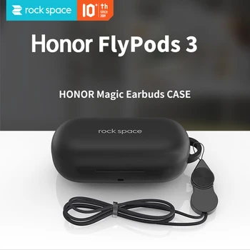 

ROCKSPACE Flypods3 Case Silicone Protective Case Honor Flypods 3 All-round Protection Washable Shockproof With Anti-lost Lanyard