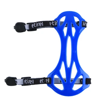 

1Pcs Armguard Bow Hunting Arm Protection Guard W/2-Straps Protector Strong Protection Hunting Accessories Blue
