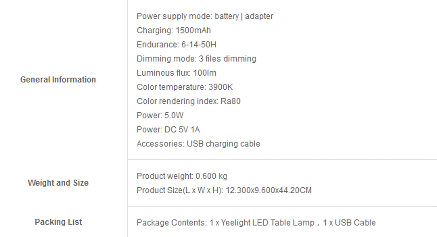 Xiaomi Yeelight светодиодный настольный светильник для глаз настольная лампа USB Настольная лампа с аккумулятором лампа с затемнением для чтения лампа для спальни офиса