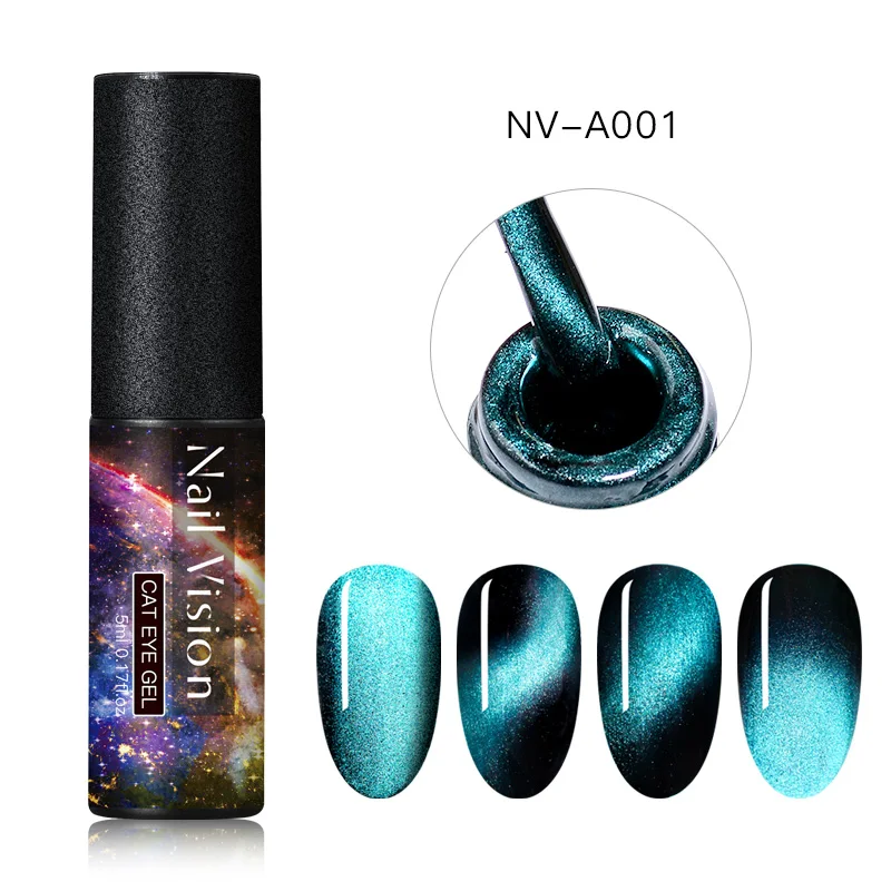 AAS07644 Nail Vision 9D Galaxy Cat Eye гель-Хамелеон Гель для ногтей длительный Galaxy Star эффект кошачьих глаз замачивается УФ/светодиодный - Цвет: AAS07644