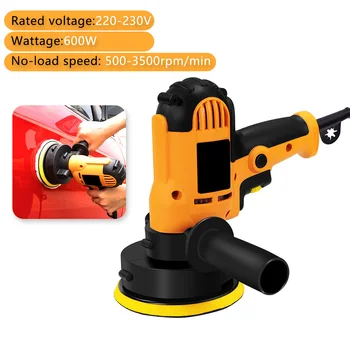 

220V 3500rpm Mini Car Polisher Machine 600W Sanding Waxing Tools Car Accessories Beauty Polishing Clean Tool Universal