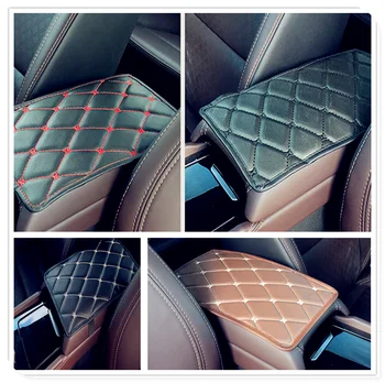 

Car Armrest Mat Auto Storage Box Arm rest Pad Cushion Pad for Ford Transit Ranger Mustang Ka Fusion Focus F-150