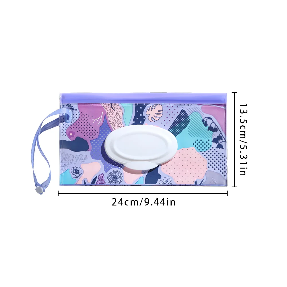 EVA Portable Snap-Strap Tissue Box Wet Wipes Bag Flip Cover Cosmetic Pouch Outdoor Useful Baby Stroller Accessories 1PC tissue box