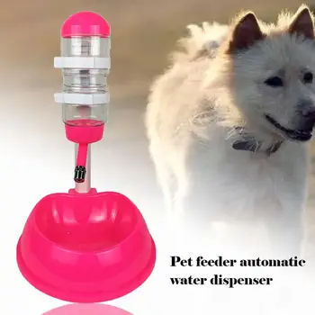 

Pet Automatic Fountain 350Ml Water Dispenser Bottle Drinker Pet Cats Dogs Water Drinker Hanging Plastic Feeder