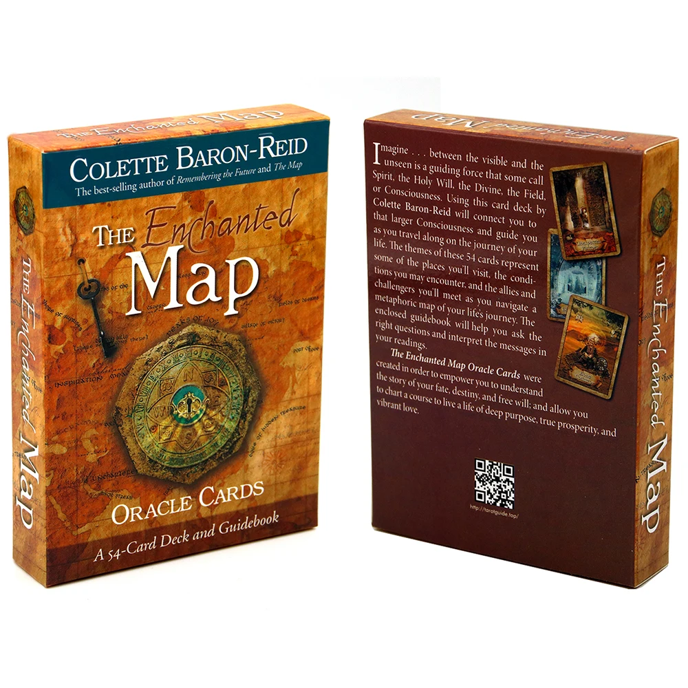 Очаровательная карта карты Оракл 54 колода карт и руководство колета барон