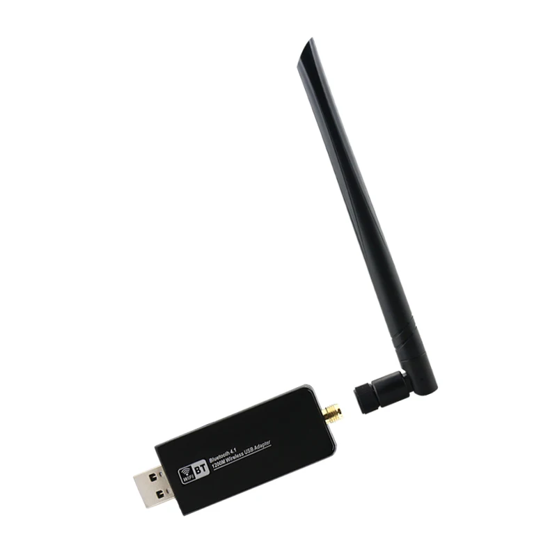 Bluetooth 4,1 беспроводной AC 1200 Мбит/с 5 ГГц WiFi USB 3,0 LAN адаптер с высоким коэффициентом усиления антенна сетевая карта для систем Windows Linux