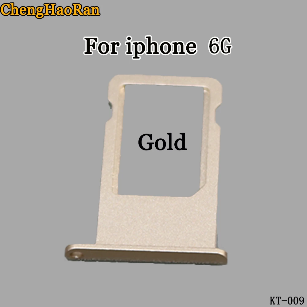 ChengHaoRan для iPhone 6G 6 Plus Многоцветный выбор лоток для sim-карты кронштейн заменитель адаптера части для отправки карты иглы