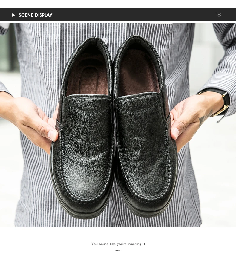 Men Loafers Light Leather Casual Shoes 2020 Autumn Male Outdoor Walking Shoes Comfortable Mens Sneakers Soft Loafers Mens Shoes