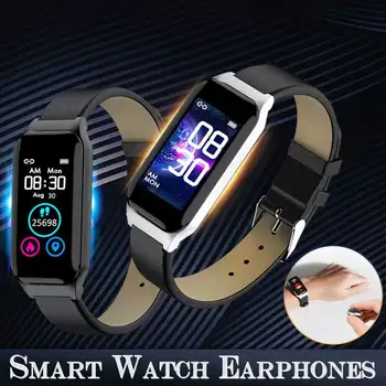

X89 Smart Watch bluetooth Earphone 2 in 1 Sport Fashion IP67 Waterproof Men Women Smartwatch Fitness Tracker Headphones Bracelet