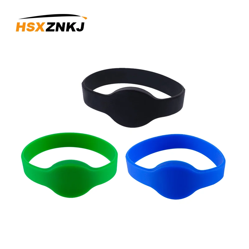 

50PCS 125KHZ TK4100 EM4100RFID Bracelet Silicone Multi-Color Access Control Card Access Card Silicone Wrist Strap Wristband