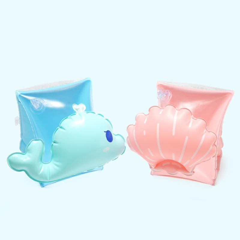 

Baby Swimming Ring Whale Arm Circle Pool Float Inflatable Swimming Kids Beginner Safety Training Unicorn Arm Ring Pool Party Toy