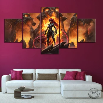 

Action Adventure Game Darksiders 3 HD Game Poster Artwork Canvas Painting Wall Art Home Decor