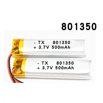 

801350 3.7V 500mAh Rechargeable Li-Polymer Battery For GPS mp3 mp4 DVR Recording pen bluetooth Bicycle rear Tail Light 081350