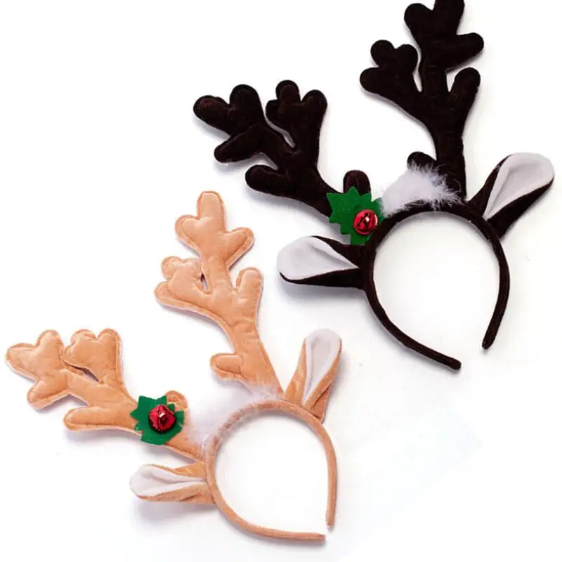 

Christmas Supplies Home Decor Accessories Headband Hat Fancy Dress Hat Reindeer Antlers Santa Xmas Kids Adult LX8279