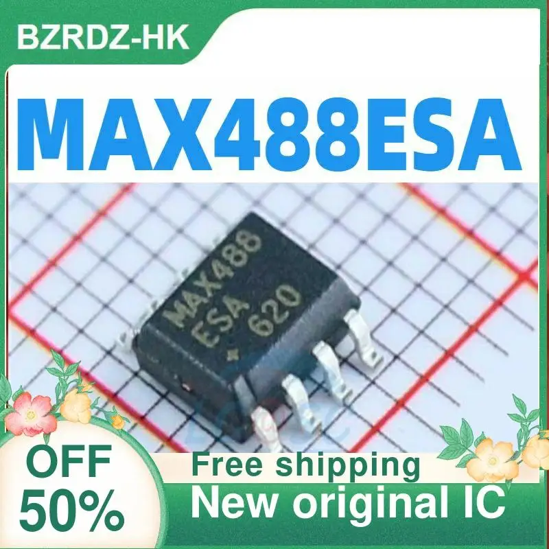 

2-10 шт./лот MAX488ESA SOIC-8 RS-422/RS-485 новый оригинальный IC