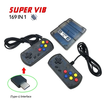 

Super VIB TV Game console with Built-In 169 Games Handheld with 2 Vibration Controllers for 8 Bit Retro Video Game Console