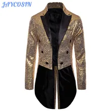 JAYCOSIN, мужской костюм,, однотонный, с блестками, длинный рукав, фрак, куртки, пальто, Зимняя мода, готика, стимпанк, одежда, пальто для мужчин, 1125
