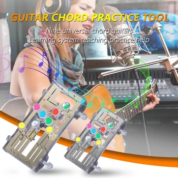

Guitar Learning System Teaching Practice Tool Guitar Aid with 9 Universal Chords