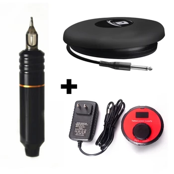 

New Tattoo Set Inlclude Tattoo Machine Pen Strong Quiet For Tattoo Liner Shader With Mini Tattoo Power Supply Free Shipping