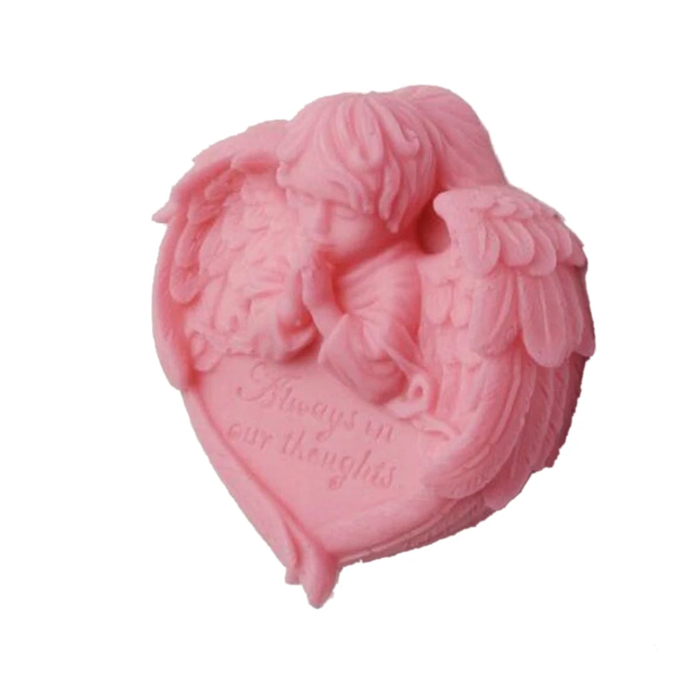 3D молитва Ангел благословения модель силиконовая форма DIY Fondant(сахарная) шоколадная форма для печенья Кухня десерт выпечка инструмент для украшения торта