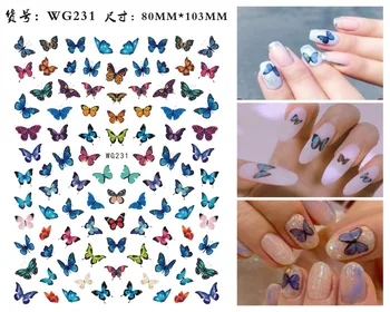 

Butterfly Spring Ultra-thin Adhesive Nail Sticker Nail Decal Nail Sticker