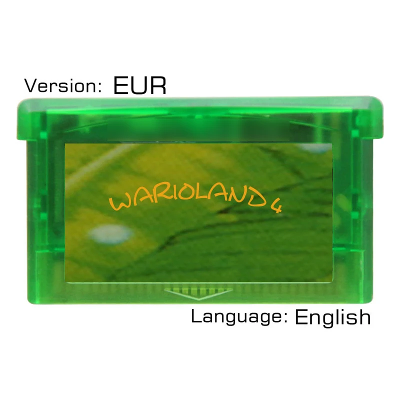Warrioland 4 32 бит видеоигры картридж Консоли Карты EUR версия Язык Английский