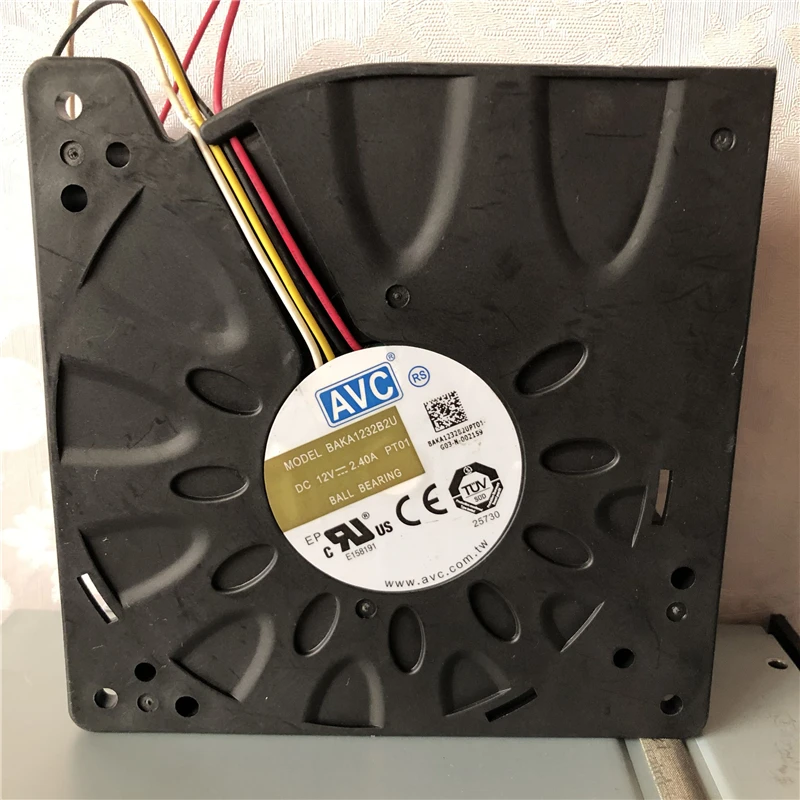 AVC BAKA1232B2U 12 см 12032 12V 2.4A турбины 4 линии воздушного нагнетателя