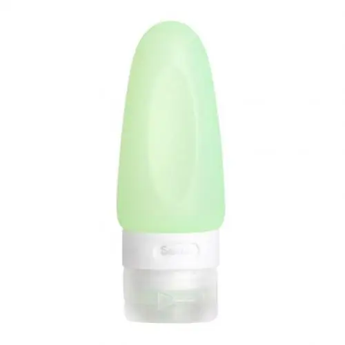 Green 60ml Профессиональный 37 мл/60 мл/89 мл дорожный флакон для косметических средств силиконовый лосьон шампунь гель для душа выдавливает пустые бутылки - Цвет: Green 60ml