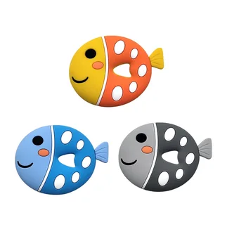 

Fish Shaped BPA Free Silicone Baby Teether rodent Baby Teething Toys Chewable Animal Shape Baby Products Nursing Gift