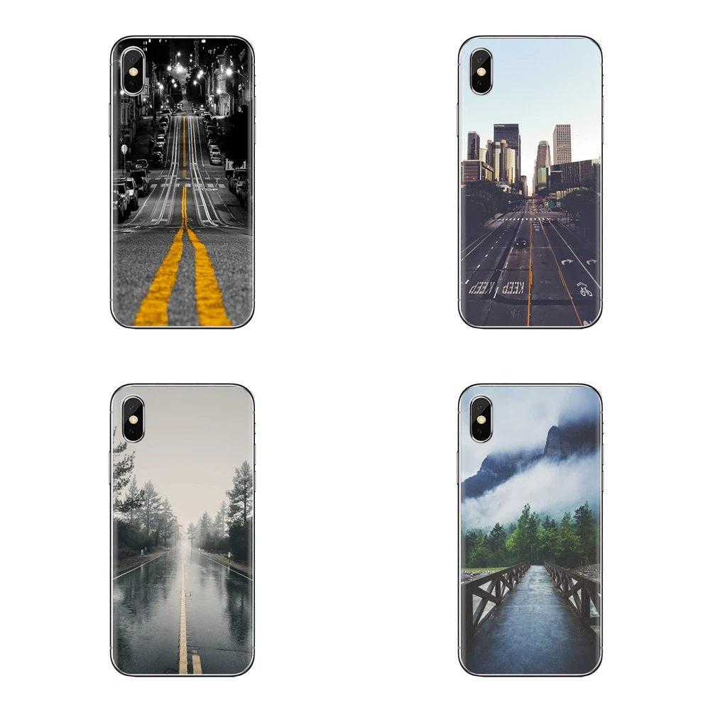 For iPhone XS Max XR X 4 4S 5 5S 5C SE 6 6S 7 8 Plus Samsung Galaxy J1 J3 J5 J7 A3 A5 We Are Always On The Road Soft Case Covers |