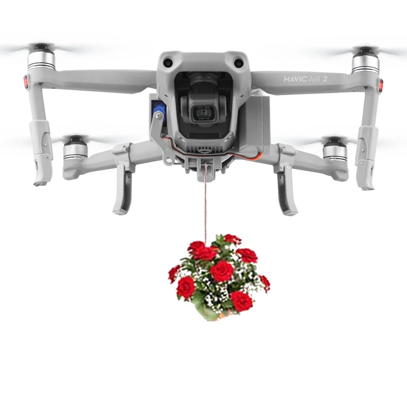 

drone Parabolic airdrop Servo Switch Remote control delivery with Landing gear For DJI mavic air 2 drone Accessories