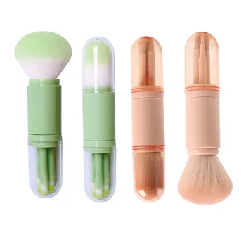 

1L Minimum10 Green Pink Multi Function Telescopic Makeup Brush Can Private Label Custom Logo If meet Minimum Wholesale Cosmetic
