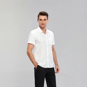 

2020 Newest Shirt for Men Solid Color S-xxl Sizes Men's Simple Style Short-sleeved Shirt Super Fashion Casual Business Men Shirt