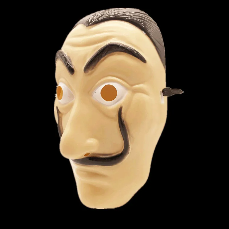 The House Of paper вечерние Сальвадор Дали Косплэй ползунки дети маска деньги Heist La Casa De Papel Косплэй костюм маска для лица