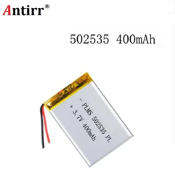 

3.7V 400mAh 502535 Lithium Polymer Li-Po li ion Rechargeable Battery cells For Mp3 MP4 MP5 GPS PSP mobile bluetooth speaker
