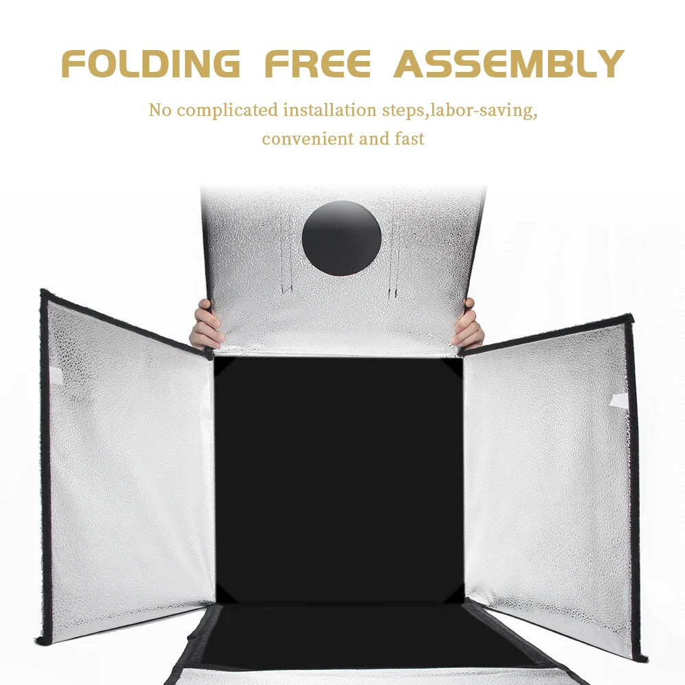 Pano de Fundo Softbox para Itens de Exibição Foto Estúdio Caixa Portátil Lightbox Mesa Tiro Pvc Tenda Fotografia Conjunto 45 - 65 80 cm - Image 3