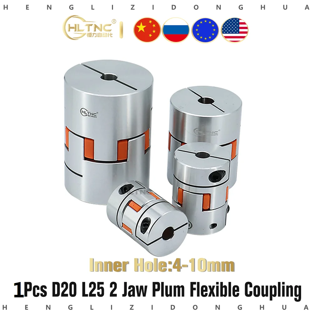 8 mm x 10 mm flexible Pflaumenkupplung CNC-Schrittmotor-Encoderkupplung Pflaumenkupplungswelle 
