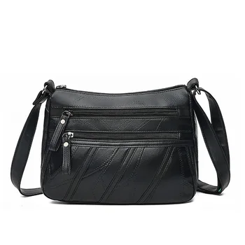 

DAUNAVIA New PU Leather Crossbody Bags For Women 2019 Mini Shoulder Messenger Bags handbags With Metal Handle Lady Travel Totes